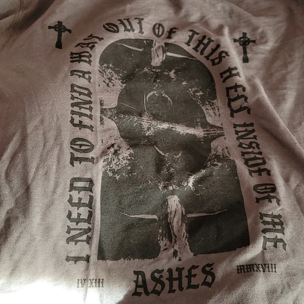 Grey Villain of the Story Ashes Hoodie - Picture 3 of 3